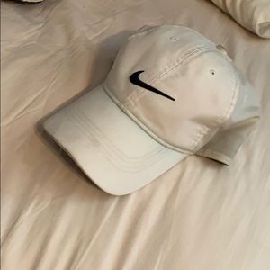 White Nike hat